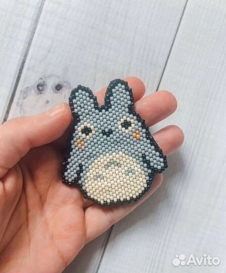 Значки из бисера