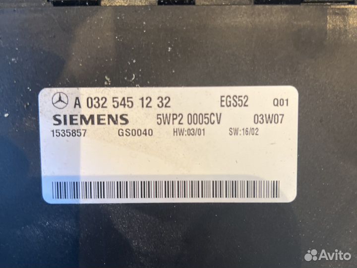 Блок управления АКПП на Мерседес w203 c203