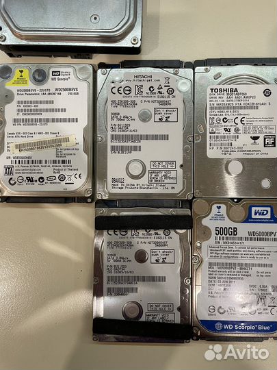 Жесткие диски 2,5 3,5 hdd рабочие