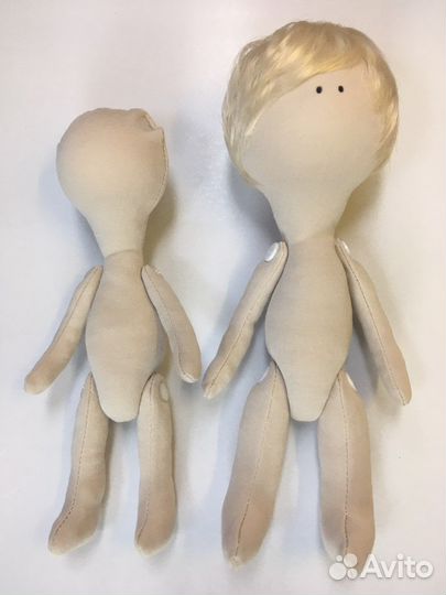 Заготовки куклы Тильда с выкройкой