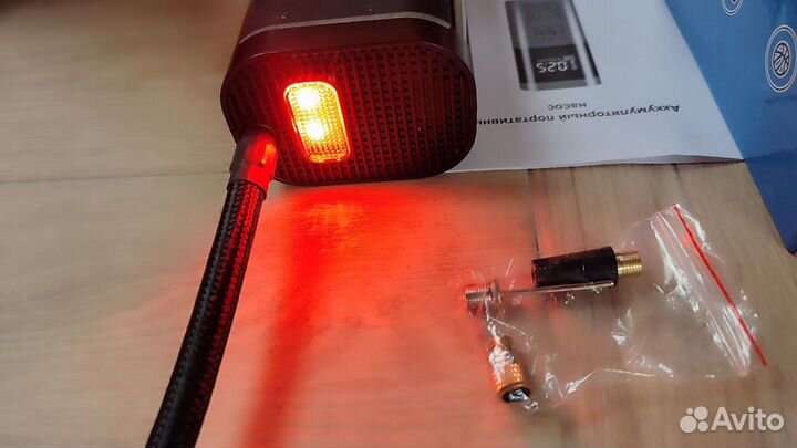 Аккумуляторный портативный насос+power bank