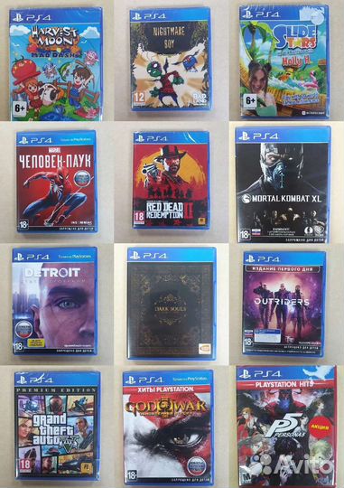 Sony PS4 игры ps5