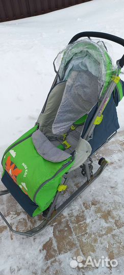 Санки коляска ника детям 7