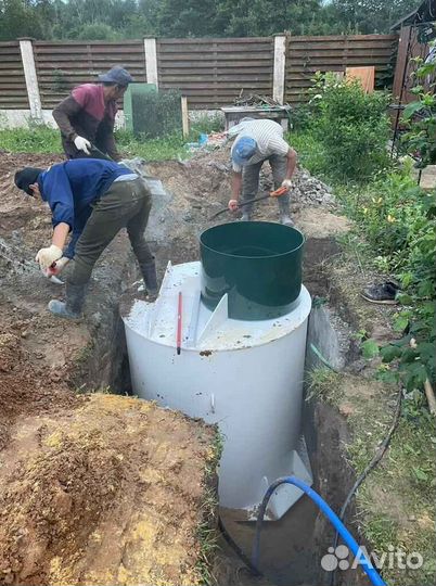 Установка канализации септик под ключ
