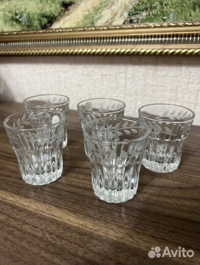 Рюмки стопки хрустальные