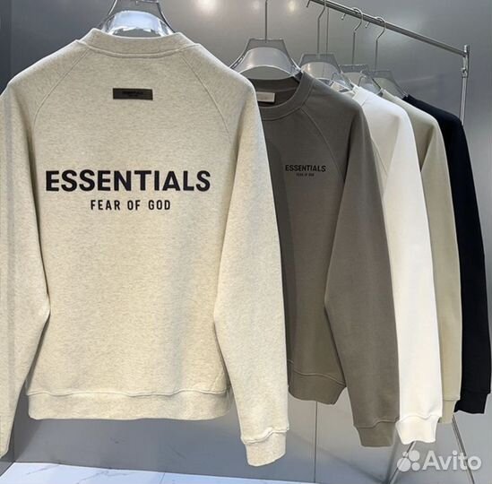 Свитшот Fear of God Essentials. Оригинал