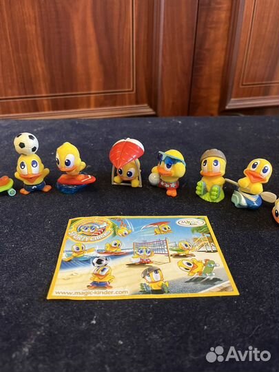 Киндер серия утята спортсмены