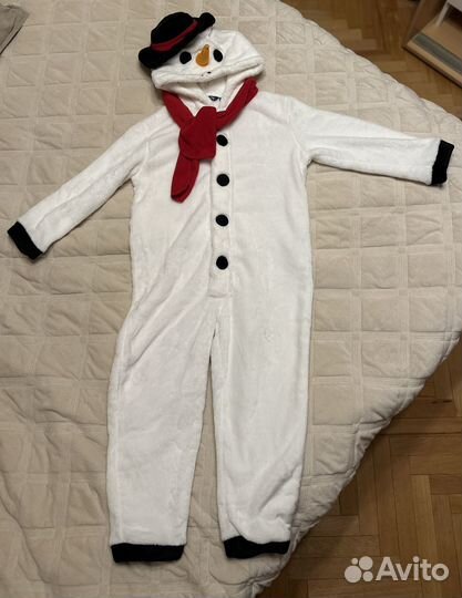 Костюм снеговика 116(кигуруми)