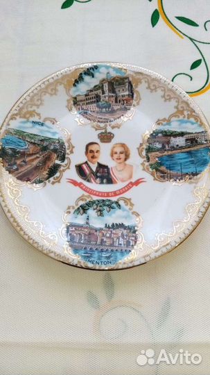 Тарелка фарфоровая, Франция