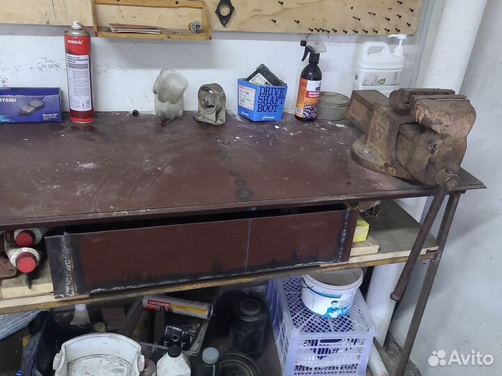 Верстак с тисками бу