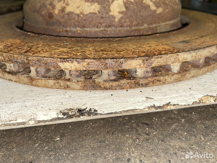 Комплект тормозных дисков vw touareg 1 2.5 дизель