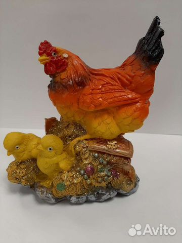 Курица с цыплятами