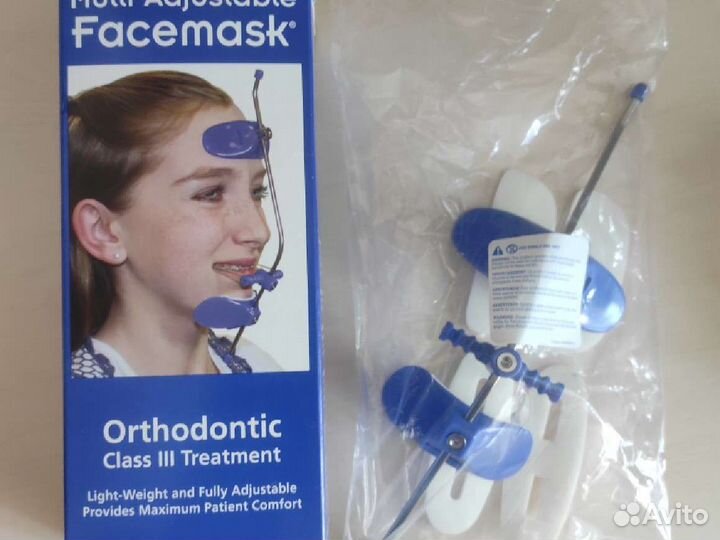 Лицевая маска. Маска ортодонтическая ormco