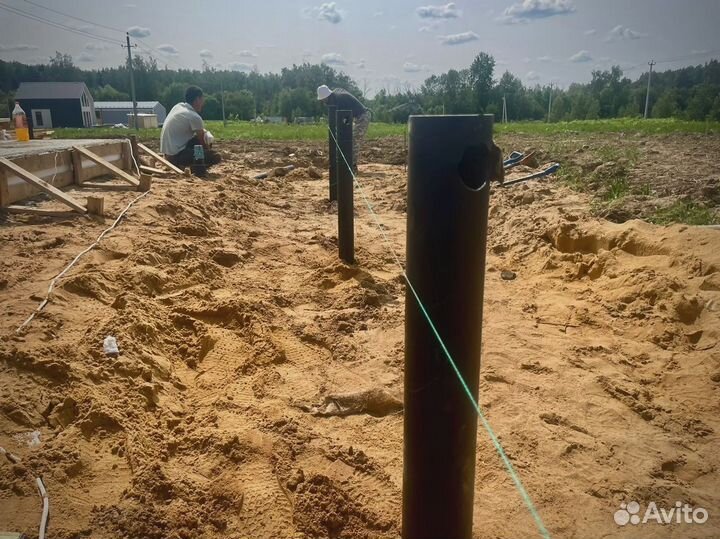 Винтовые сваи под ключ