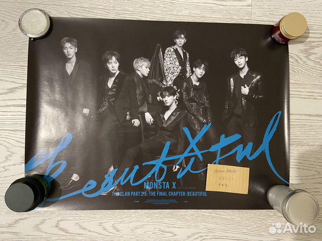 Официальные плакаты Monsta X Beautiful