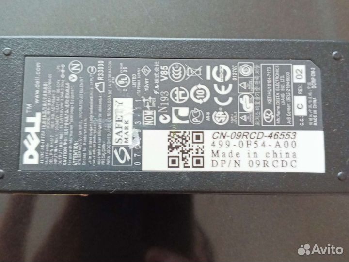 Блок питания для ноутбука dell 19.5v 12.3a 240w