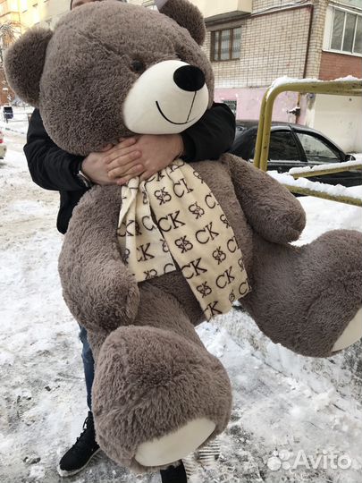 Большие плюшевые медведи от 75 до 220см