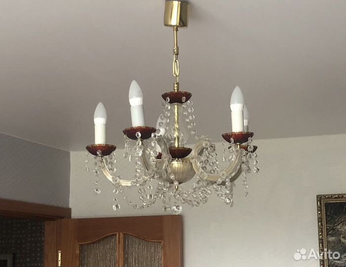 Люстра хрустальная