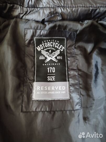 Куртка мужская черная reserved 48р