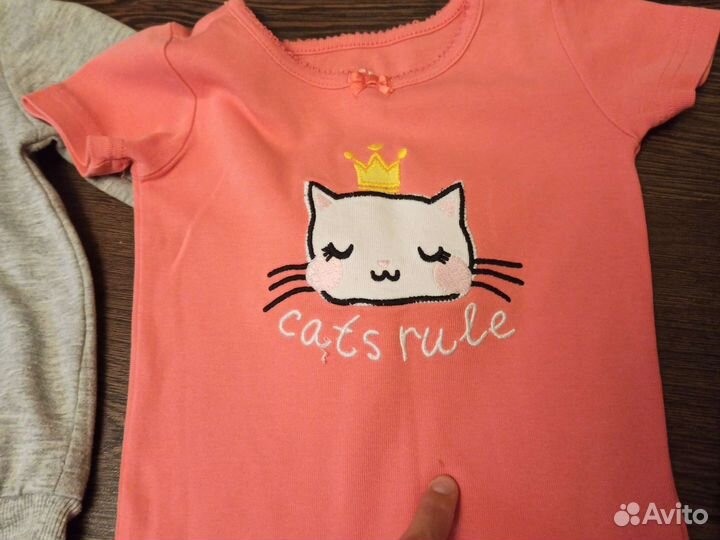 Пакет одежды на девочку размер 98