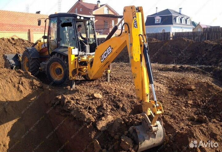Услуги Экскаватора-погрузчика JCB 4CX