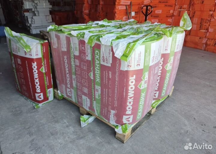 Утеплитель rockwool лайт баттс скандик