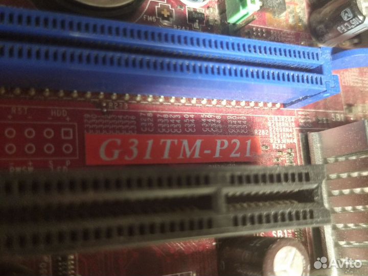 Материнская плата 775 MSI G31TM P21 + Q9400 DDR2