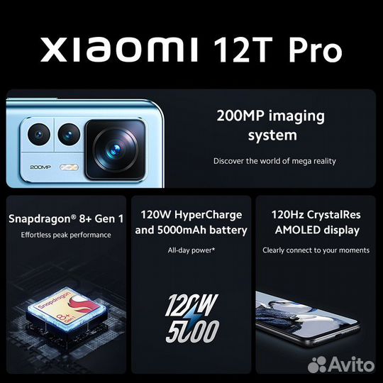 Xiaomi 12T Pro, 12/256 ГБ