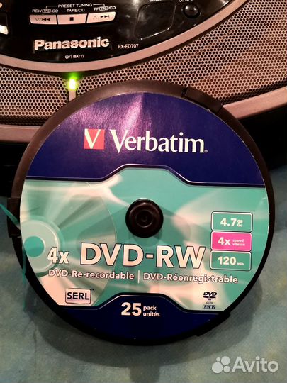 Болванки Verbatim DVD-RW, DVD - R