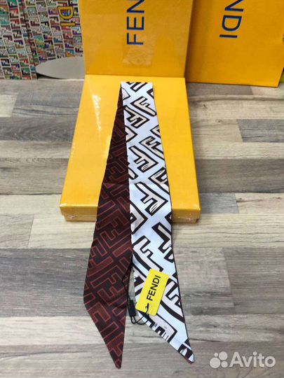 Платок лента твилли на сумку Fendi