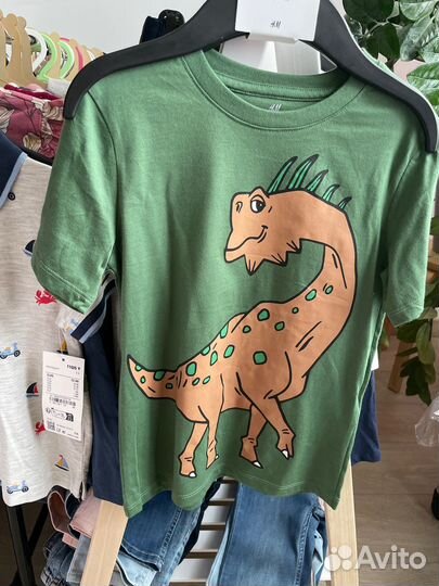 Футболка hm 116 для мальчика