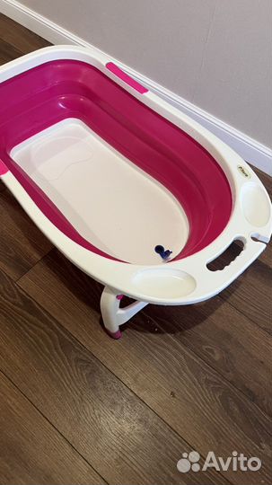 Ванночка детская складная Pituso 85 см розовая