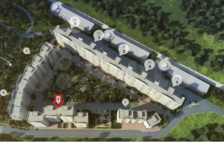 2-к. квартира, 65,8 м², 2/22 эт.