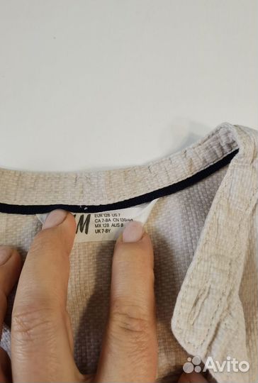 Рубашка и шорты на мальчика 122 128