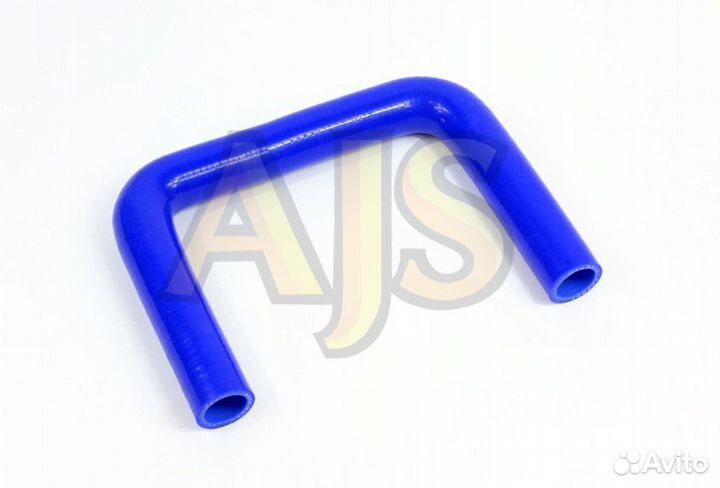 Патрубок водостойкий универсальный П-образный 18мм черный