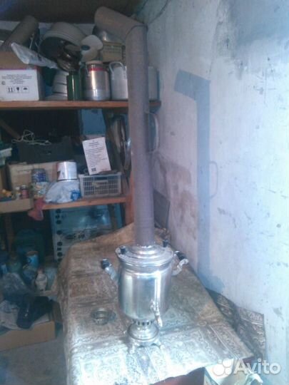 Самовар с трубой