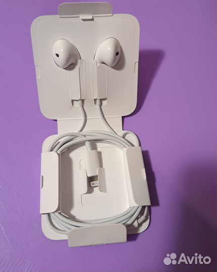Earpods apple наушники проводные новые
