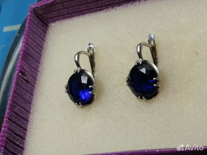 Серьги серебро 925проба