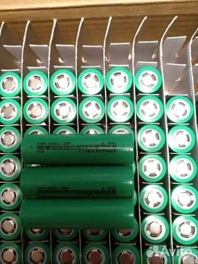 Высокотоковые акб Eve Inr 18650-25p