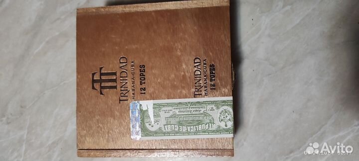 Ящик из под сигар, натуральное дерево