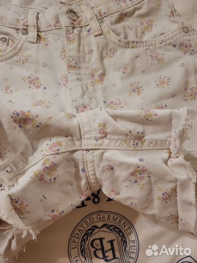 Джинсовый шорты zara