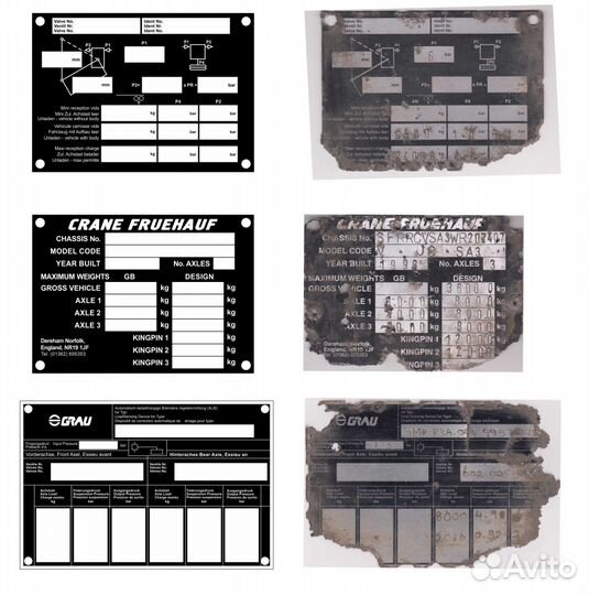 Таблички, наклейки, бирки, шильды для техники и пр