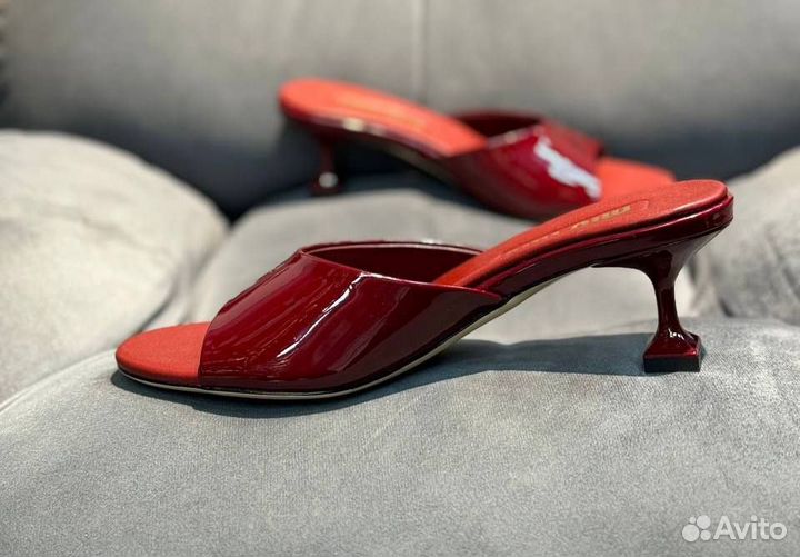 Босоножки женские MIU MIU натуральная кожа