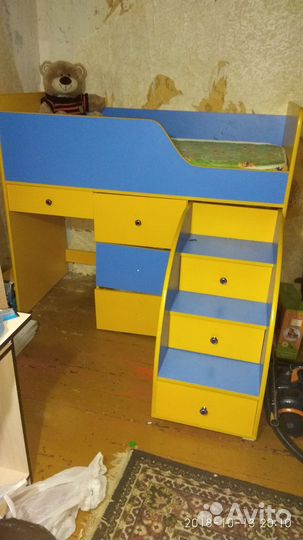 Детская кровать чердак