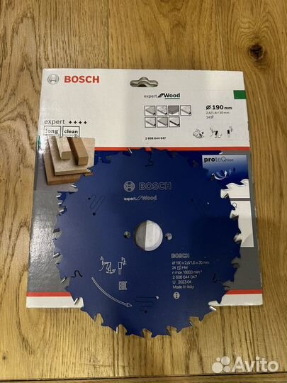 Диск пильный по дереву bosch expert