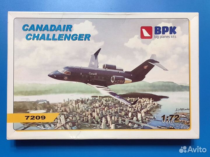 Сборная модель самолета Challenger 600 1/72 BPK