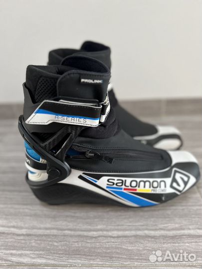Лыжные ботинки коньковые salomon