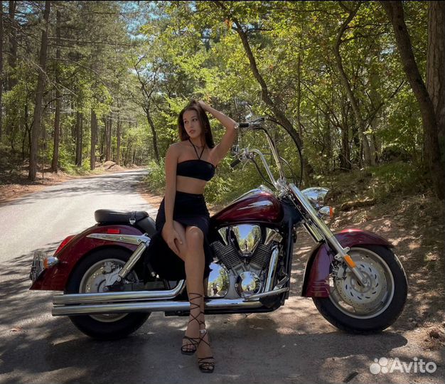 Фотосессия на мотоцикле