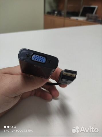 Переходник с Display Port на VGA новый