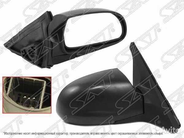 Зеркало hyundai accent 00-06/accent(Тагаз) 01-12 RH 3 контакта
